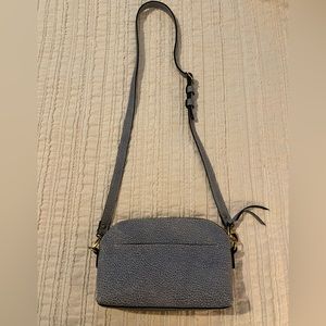 Portland leather eclipse purse in FOG